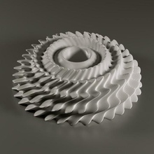 contorto candeliere candela moderno torcere vaso 3d print model - Mito3D