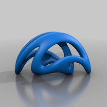 twisted clip art 3d print model - Mito3D