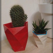 torcida flores pote, vaso de casa 3d print model - Mito3D