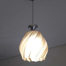 torcida lâmpada engrenagem remix a arte decoração abajur lampada brilho 3d print model - Mito3D