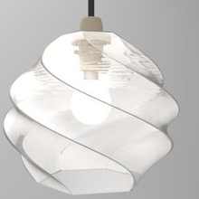 twisted-Lampe home 3d print model - Mito3D