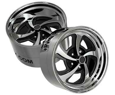torcido magnum 500 cambaleando 19 20 tarugo pró turnê restomod rodas aros pneus 1 25 24 18 12 10 3d print model - Mito3D