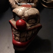 twisted metal killer clown maschera stl file stampabile strumento di halloween terrificante spaventoso gamer cosplay il costume 3d print model - Mito3D