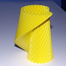 twisted nautilus gear vase 01 art math 3d print model - Mito3D