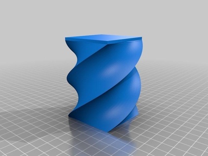 verdrehte Bleistift Halter Unterstützung Werkzeug Inhaber Boxen Box Behälter Organisation Lager 3d print model - Mito3D