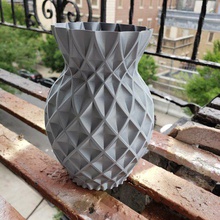 twisted pineapple vase 3d print model - Mito3D