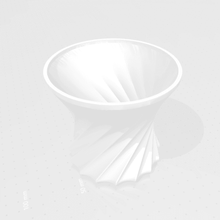 twisted pot home 3d print model - Mito3D