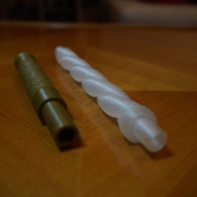 twisted shisha mouthpiece hookah smoking wand 3d print model - Mito3D