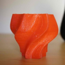 twisted stelle vaso casa 3d print model - Mito3D