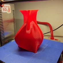 twisted triangle 1 home decor vase mode 3d print model - Mito3D