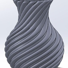 torcido vaso 270 torção 3d print model - Mito3D