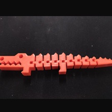 twists bends crocodile orangeteacher game 3d print model - Mito3D