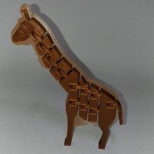 twists bends giraffe orangeteacher game 3d print model - Mito3D