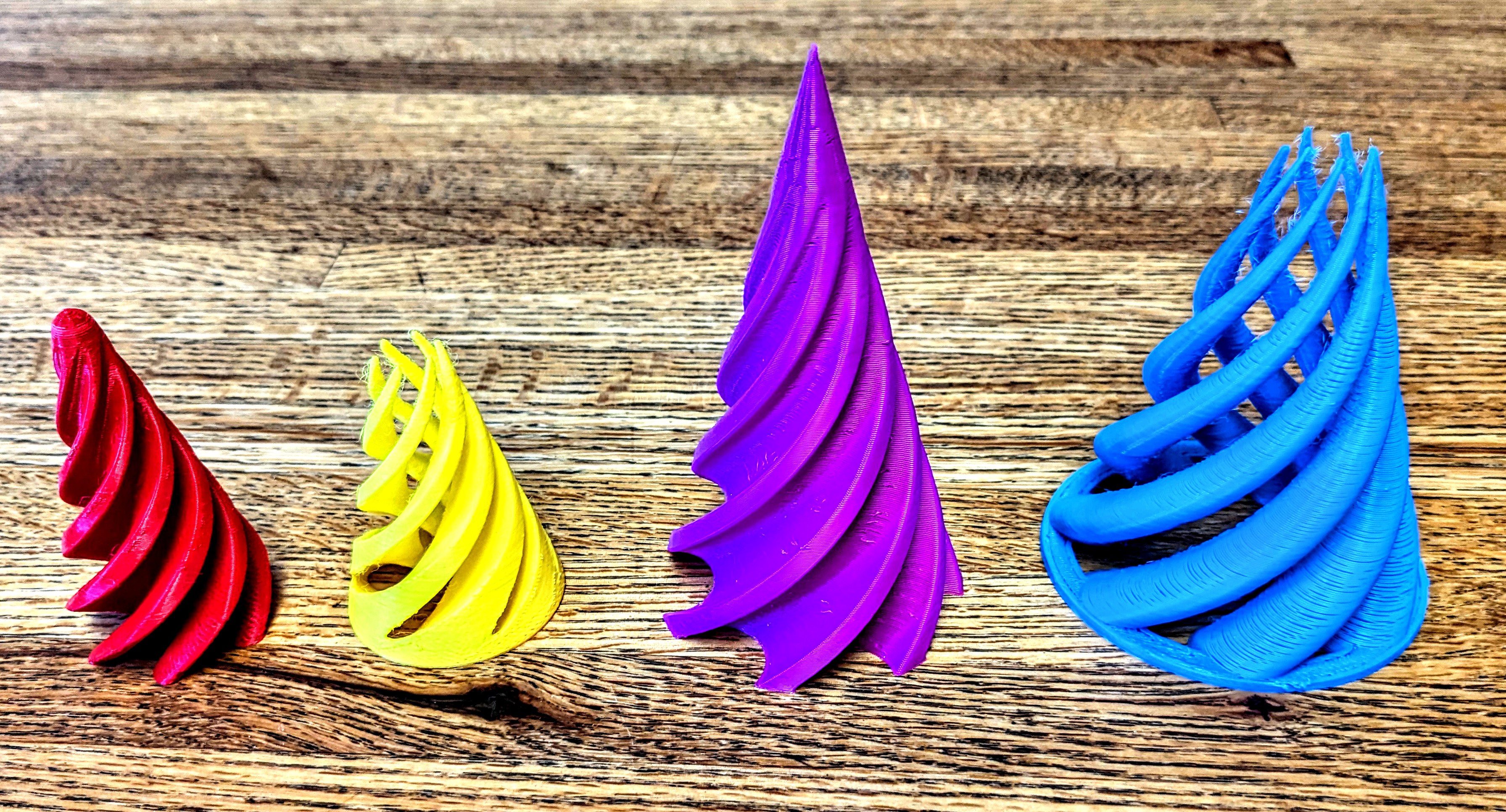 verdreht gadget zappeln spiral zapfen 3D print model - Mito3D