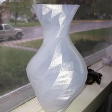 virajlı kök vazo sanat heykeller 3d print model - Mito3D