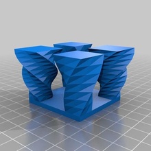 kıvrımlı masa Makerbot 3d print model - Mito3D