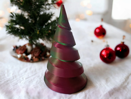 retorcido Navidad árbol 3d print model - Mito3D