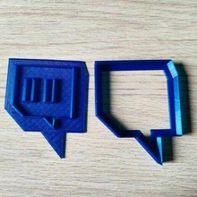 twitch cookie cutter cookies twitchtv kitchen_dining 3d print model - Mito3D