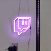 twitch neon led 3d print model - Mito3D