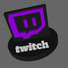 twitch game video streaming 3d print model - Mito3D