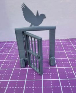 gorjeo cárcel pájaro abogado portlandia señales logos 3d print model - Mito3D