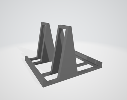 two tilt estante suporte tábua maçã samsung 3d print model - Mito3D