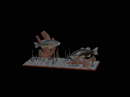 bas manzara su 3d Yazdır detaylı doku totem levrek zander Dorado sazan kedi balığı turna alabalık Tuna Somon balık Balık tutma cezbetmek yem heykel deniz hayvan dekorasyon Köpekbalığı 3d print model - Mito3D