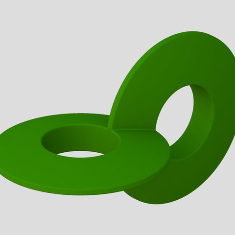 zwei-Kreis-roller 4 verschiedene 3D print model - Mito3D