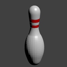 two color bowling pin dual extrusion print game extruder games 3d print model - Mito3D