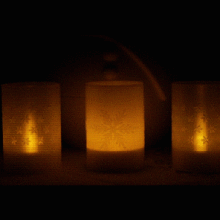 zwei Windlichter eiskristall-Dekor home Laterne photon anycubic sla Eis-Kristall Dekor Weihnachts-Dekoration Teelicht 3d print model - Mito3D