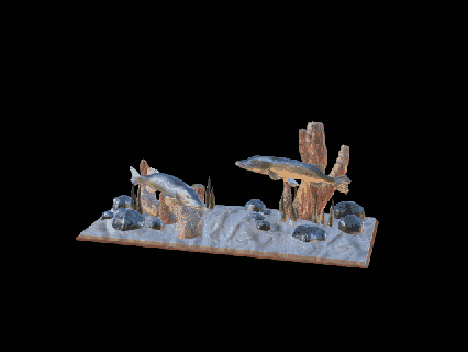 turna balığı manzara su 3d Yazdır detaylı doku totem levrek zander Dorado sazan kedi bas alabalık Tuna Somon balık Balık tutma cezbetmek yem heykel deniz hayvan dekorasyon Köpekbalığı 3d print model - Mito3D