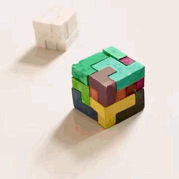 bulmaca küpler 3x3 4x4 çift kültürler zar küp oyun oyuncaklar yaratıcı tasarım Toplamak 3D print model - Mito3D