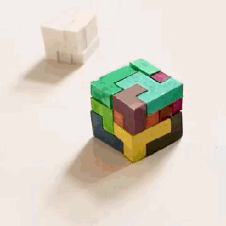 bulmaca küpler 3x3 4x4 çift kültürler zar küp oyun oyuncaklar yaratıcı tasarım Toplamak 3d print model - Mito3D