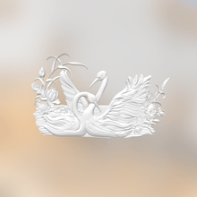 two swans lake lover art 3d print model - Mito3D