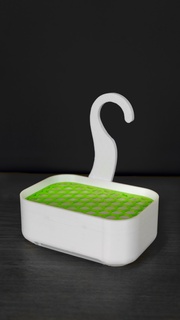 two tone soap holder soap dish bathroom home improvement drainage two tone  3d print model - Mito3D