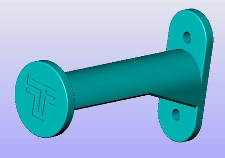 two trees bluer v2-spool holder v2 spool 3d print model - Mito3D