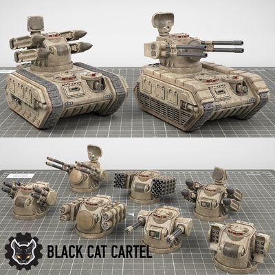 type 20 b multiruolo blindato veicolo gioco chimera segugio infernale basilisco manticora idra viverna serbatoio imperiale cadia gatti krieg tavolo minis sci fi 28mm magneti redmakers pellegrino rosso stationforge blackcatcartel 3d print model - Mito3D