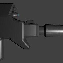 type-b photon blaster transformers action figure toy gun 3d print model - Mito3D