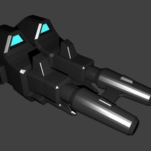 type-d photon blaster transformers action figure toy gun 3d print model - Mito3D