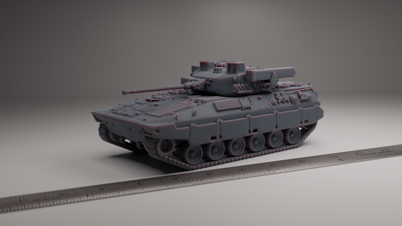 tipo 89 ifv tanque militar modelo escala avión juguete juego guerra miniatura vehículo 3d print model - Mito3D
