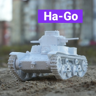 95 ha go rc tanque 3d print model - Mito3D