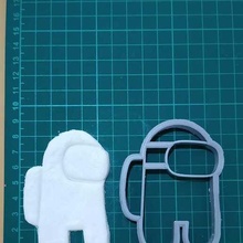 type among- us model 1 cookie cutter sharp cookie/cookie 3d print model - Mito3D