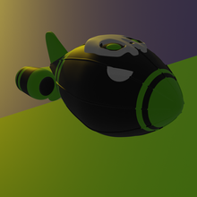 dirigível ruim balão brinquedo macaco 3d print model - Mito3D