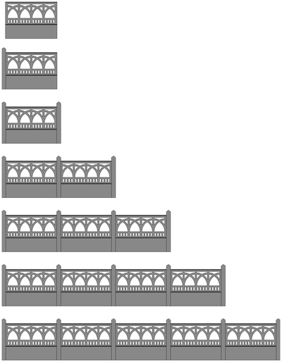 art zaun erhöht abonnieren modellieren ttt ttscale 1to120 eisenbahn eisenbahnmodell tt modell 3d print model - Mito3D