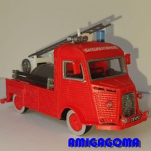 type h citro n pompier version citerne plate-forme jeu le tube d'h 1 43e de modèle voiture 3d print model - Mito3D