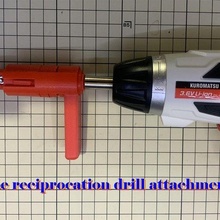 type linear reciprocation drill attachment 3d_printer_accessories 3d print model - Mito3D