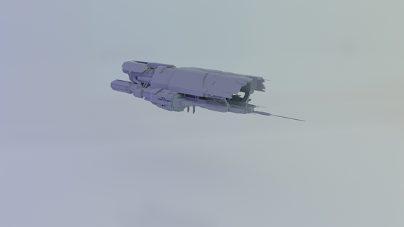 typhoon eve eveonline ship ore spaceship game 3dprint mmo transport vehicle miniatures vehicles 3d print model - Mito3D