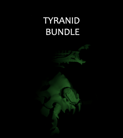 tyranid bundle game hammer of war bug bugs butov 3d print model - Mito3D