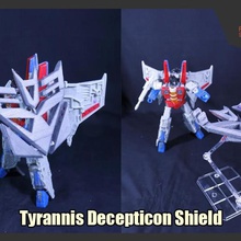 tyrannis decepticon shield various transformers 3d print model - Mito3D