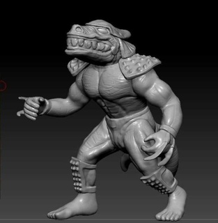 Tyrann Aktenvernichter tmnt Ninja Schildkröten Kerl 3d print model - Mito3D